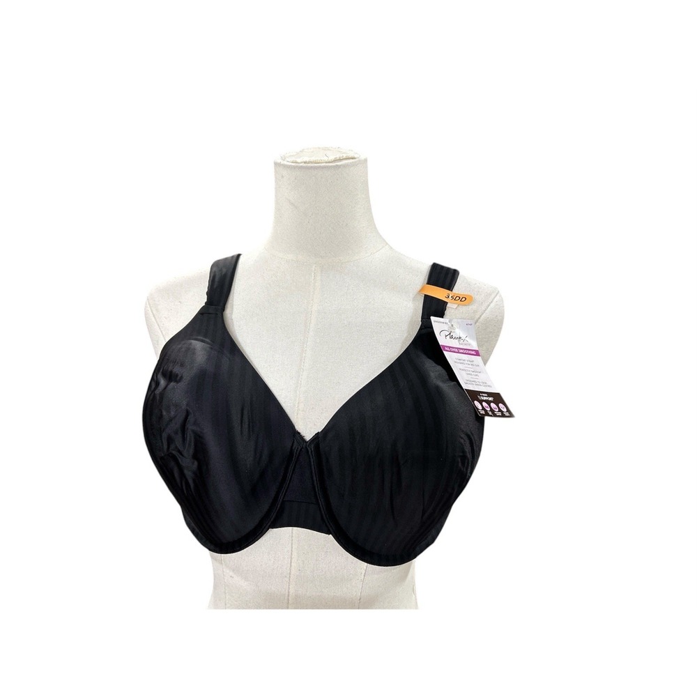 Playtex Secrets Women's Bra Size 36DD Underwire Black  4747